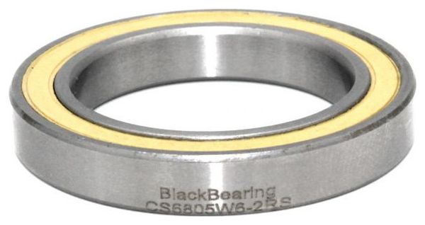 Roulement Black Bearing Céramique 61805-2RS W6 25 x 37 x 6 mm