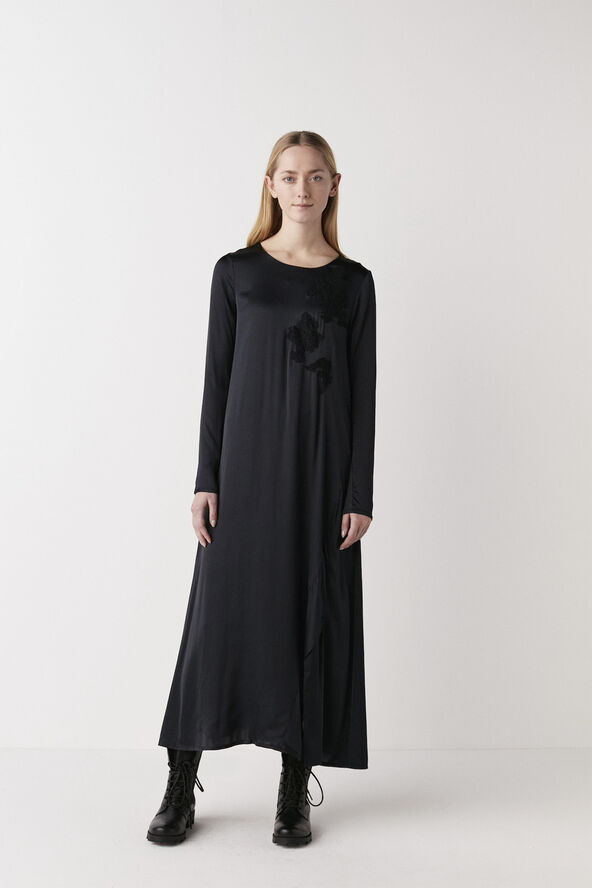 Rabens Saloner Placement lace dress Midnight