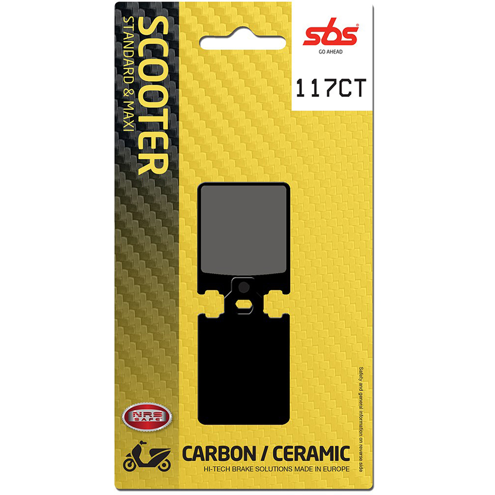 SBS - Plaquettes de frein 117CT