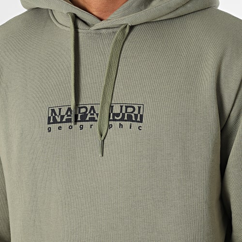 Sweat Capuche Box A4GBE Vert Kaki