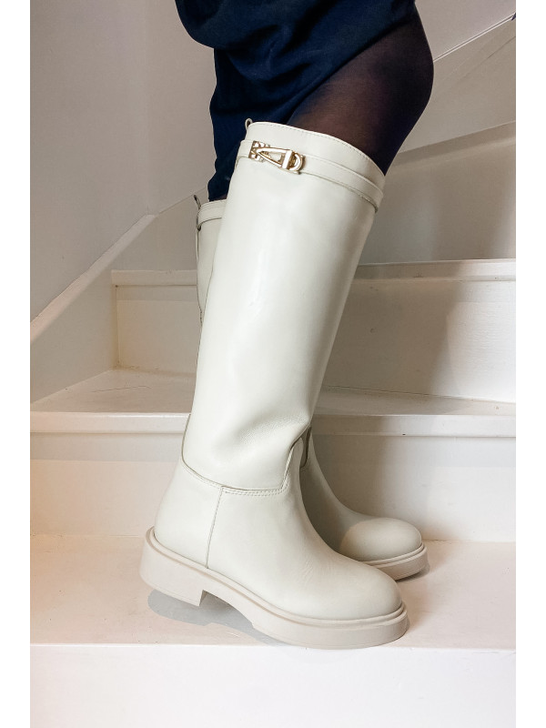 Semerdjian - Bottes 700 Vitello Bianco