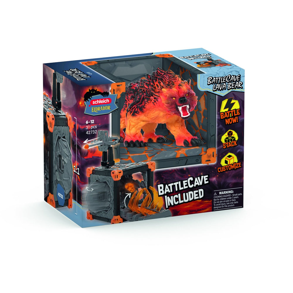 Køb Schleich Battlecave Lava Bjørn
