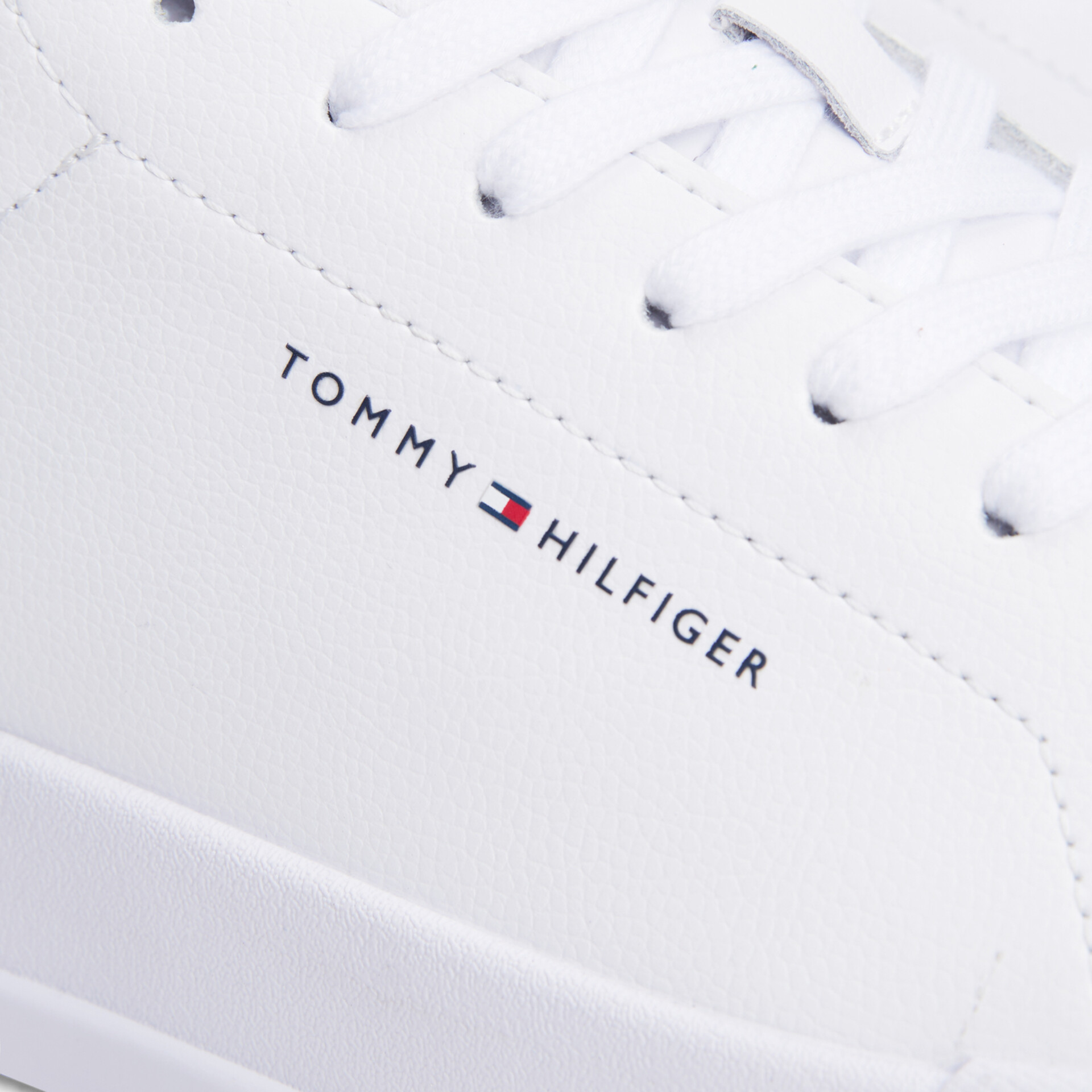 TOMMY HILFIGER Herren Sneaker Low weiß