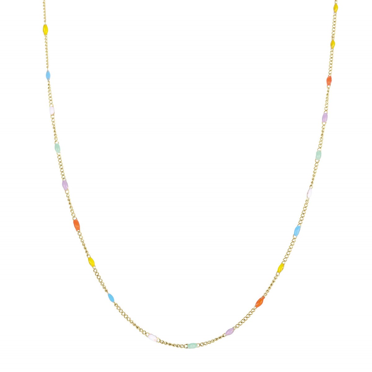 Collier Rosaire multicolores