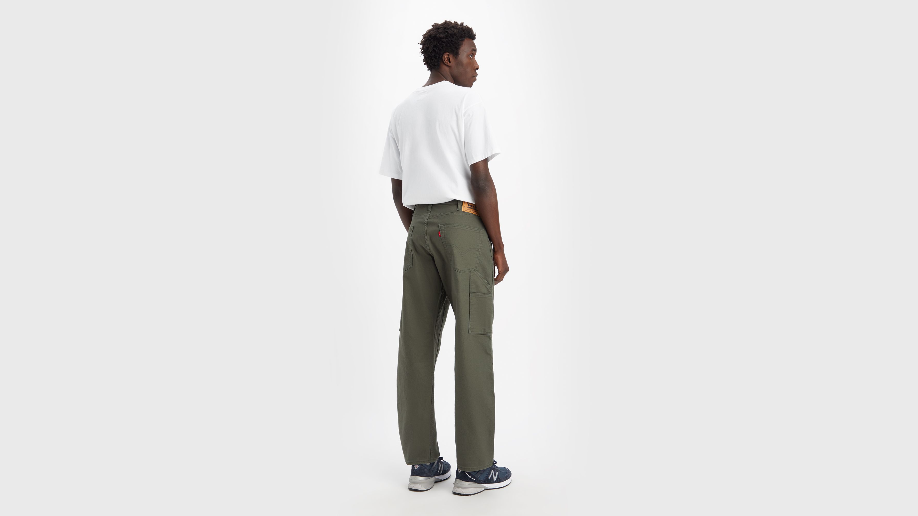 Jean 565™ genou doublé - Gray Olive S Cnvs - kaki