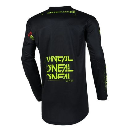 Maillot cross O'Neal ELEMENT - STATIC 2025 - Noir / Jaune