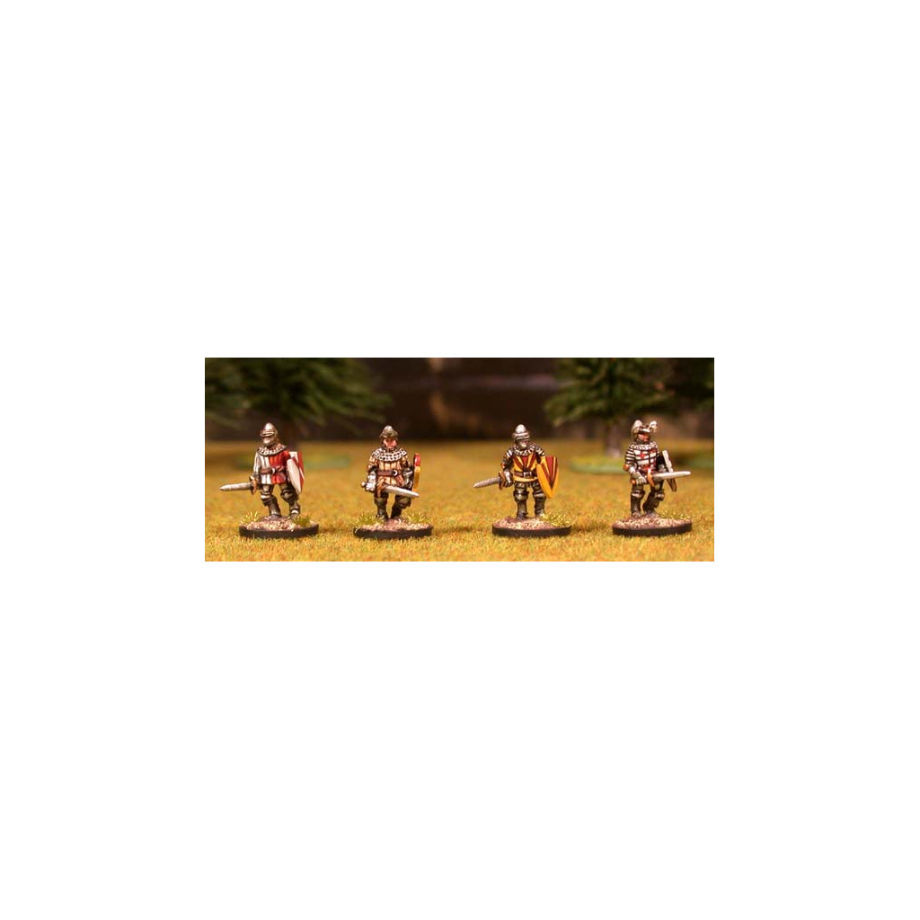 Mortem Et Gloriam: Hundred Years' War Foot Knights Unit
