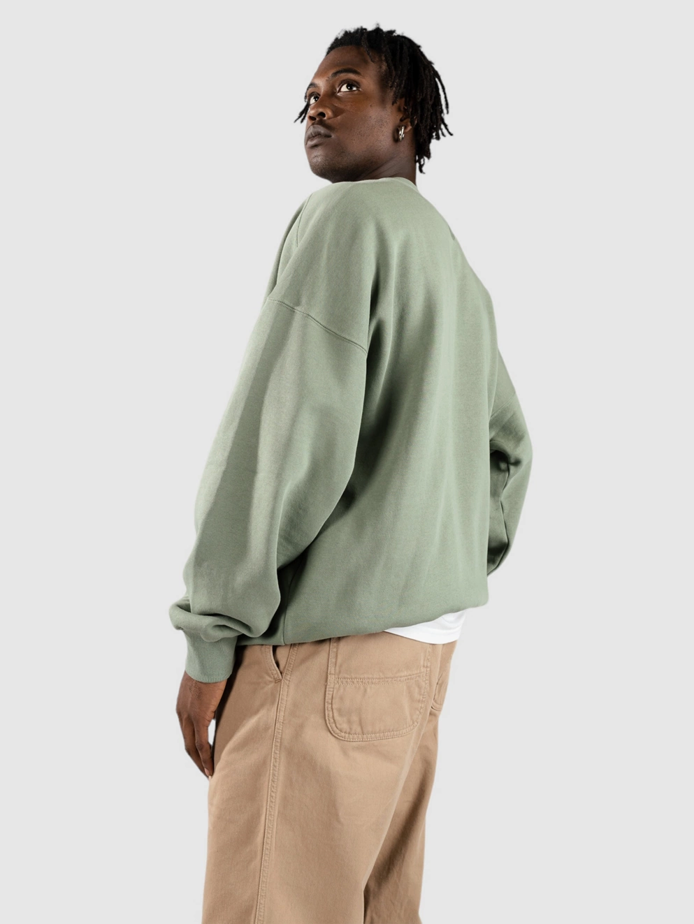 Ninth Hall Oversized Logo Sweater green