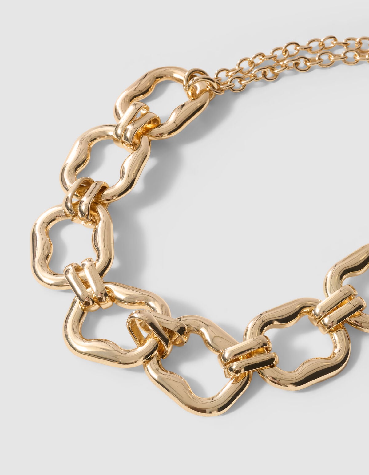 Square Ketting Goud