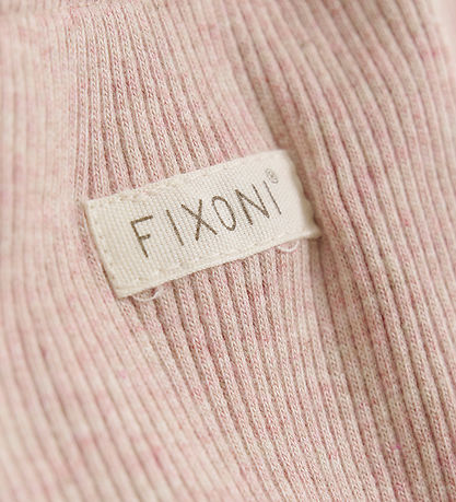 Fixoni Leggings - Rib - Sølver Peony