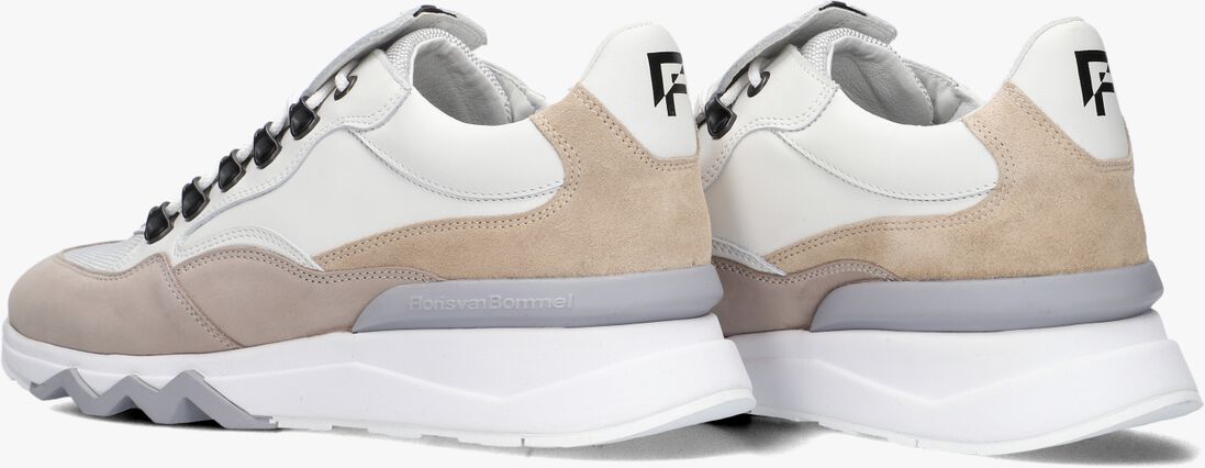 witte floris van bommel lage sneakers sfm-10135 de zager