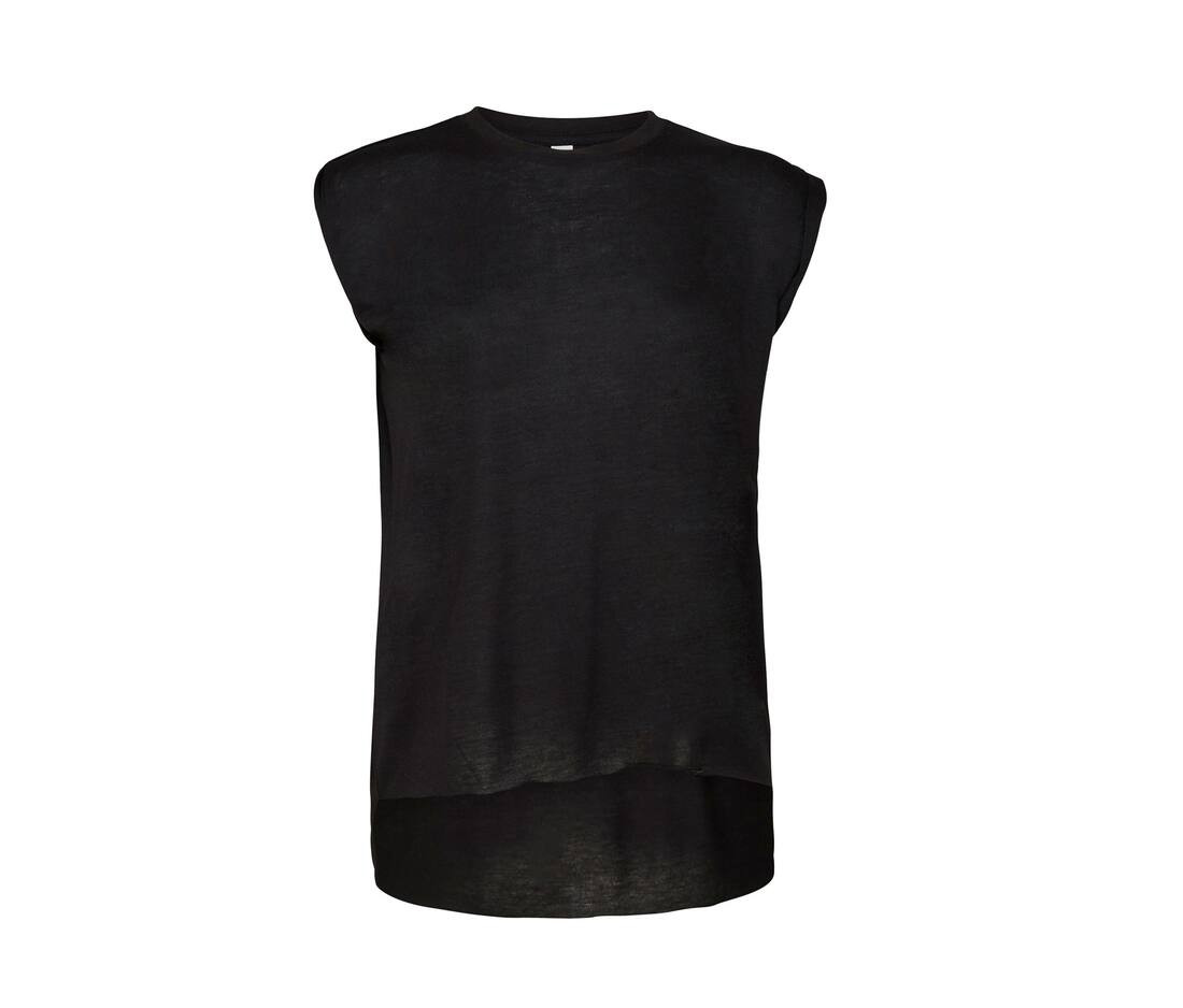 Bella Canvas BE8804 - T-shirt femme manches roulées