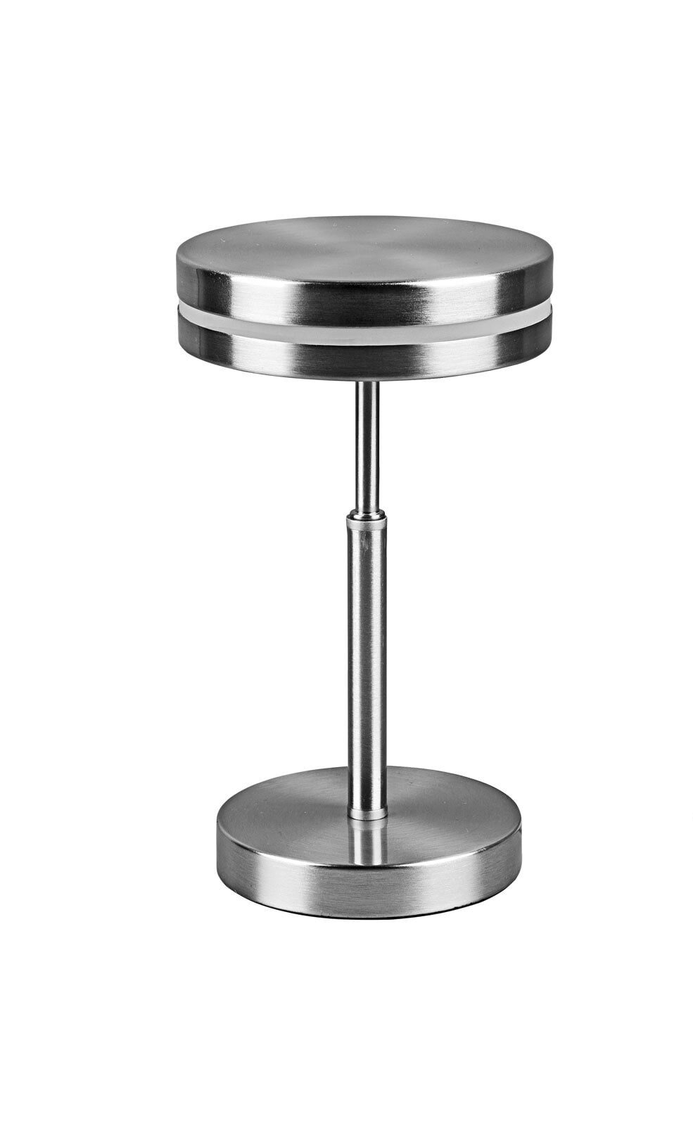 TRIO LED Tischlampe FRANKLIN nickelfarbig