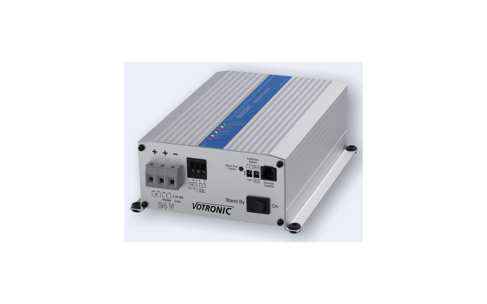 Votronic Vollautomatisches Ladegerät VAC-F II mit Schutzklasse II / Temperatursensor 12 V / 15 A