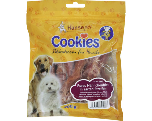 Hondenkoekjes, kipfiletreepjes, 200 g