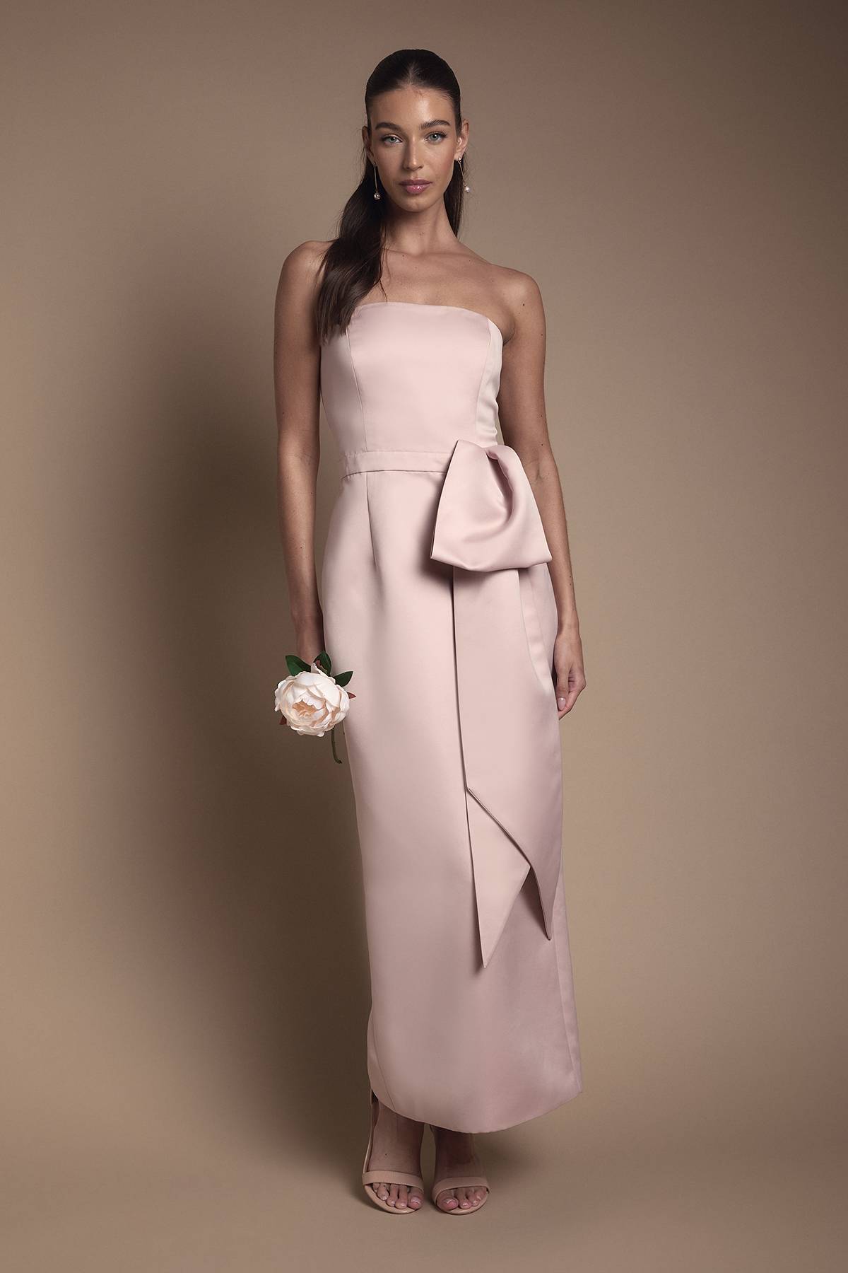Coast Robe Longue Bustier Demoiselle d'Honneur avec Nœud Statement
