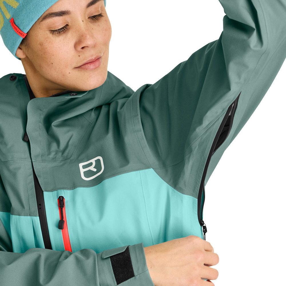 ORTOVOX 3L Ravine Shell Hardshelljacke Damen ice waterfall