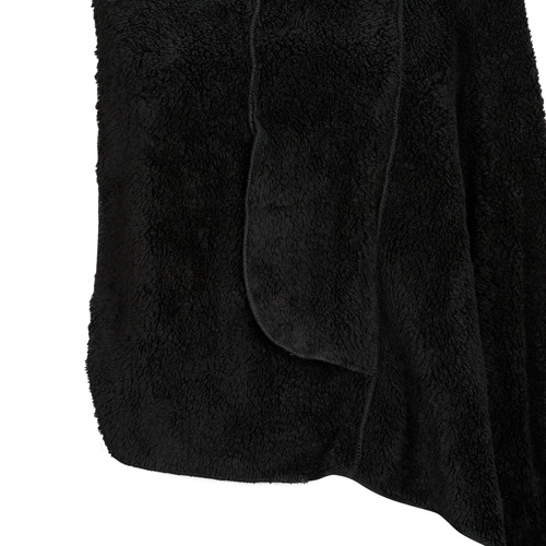 Only - ONLCONTACT HOOD SHERPA COAT CC OTW - Noir