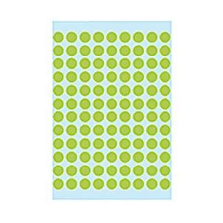 HERMA Etikett Farbpunkt, ø 8 mm, leuchtgrün