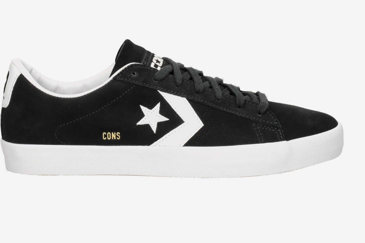 Converse CONS Pro Leather Vulcanized Schuh (black white white)