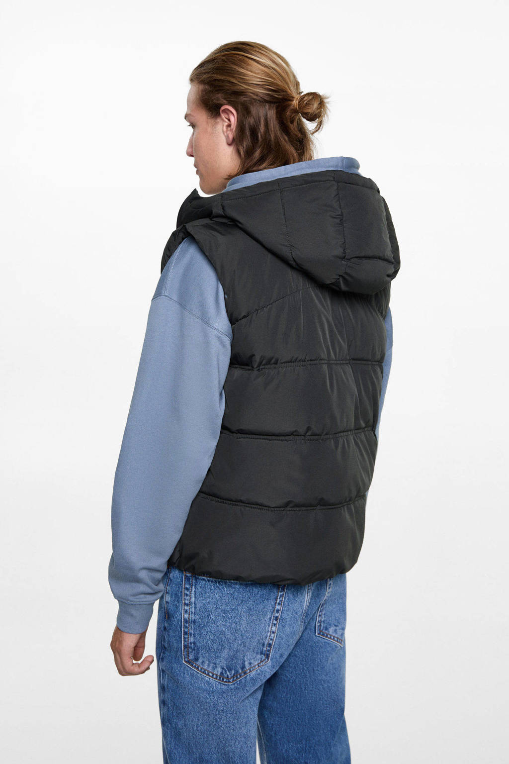 MANGO TEEN bodywarmer antraciet