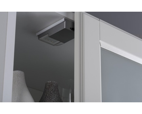LED kastlamp 25 lm 2700 K SnapLED zilver op batterijen