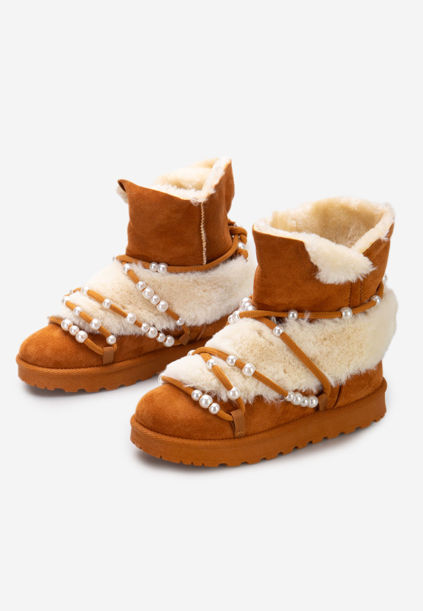 Bottes de neige femme chameau Belvia