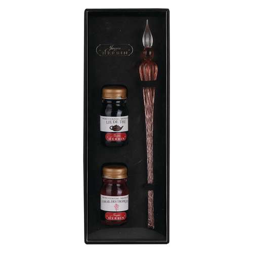 HERBIN Schreibtinte & Glasfeder-Sets