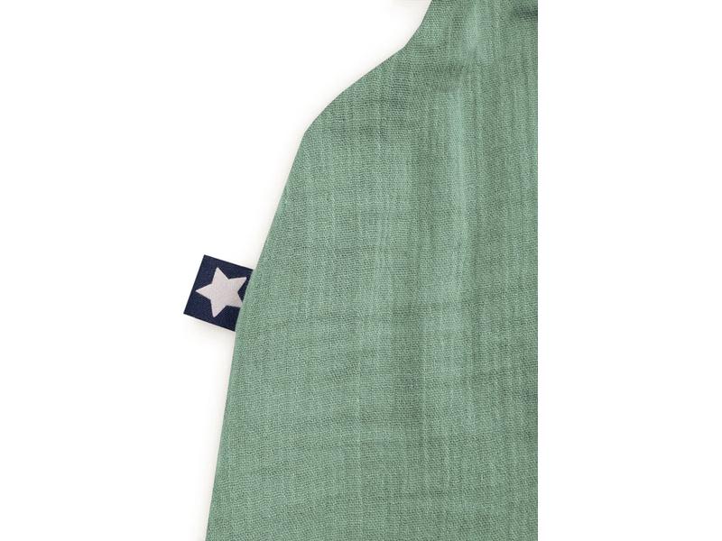 Julius Zöllner Baby-Sommerschlafsack Jumper Musselin Grün 9 Schlafoverall Jumper mit Reissverschluss