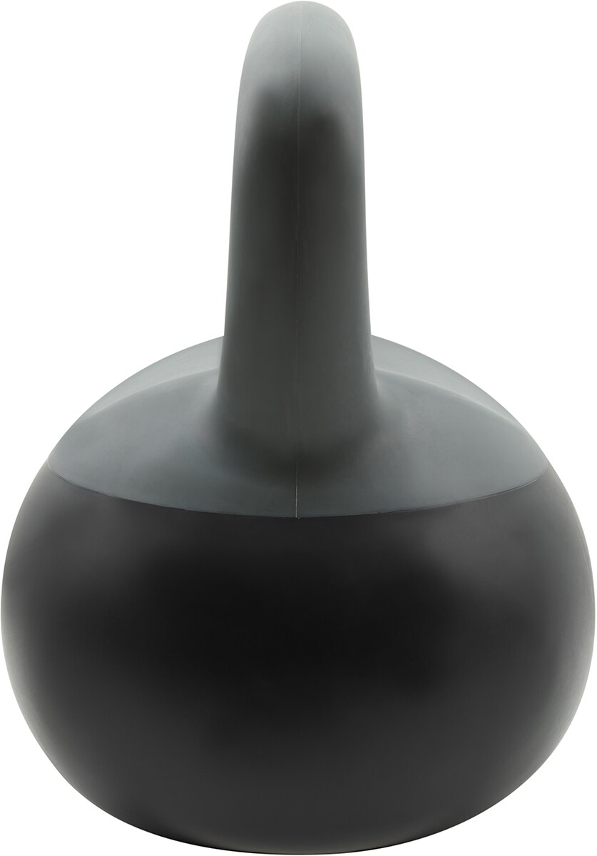 Miweba Sports Soft-Kettlebell KB100, 4-10 kg, PVC-Kugelhantel, Eisengranulat, rosa/türkis/grau (Grau, 10,0 kg)
