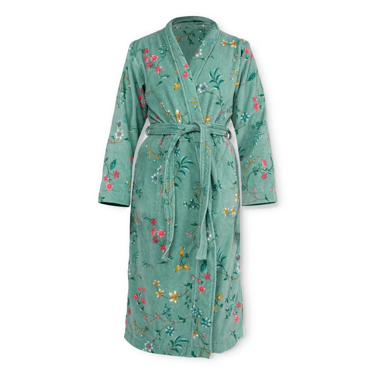 Bademantel PIP STUDIO Velour LES FLEURS XS