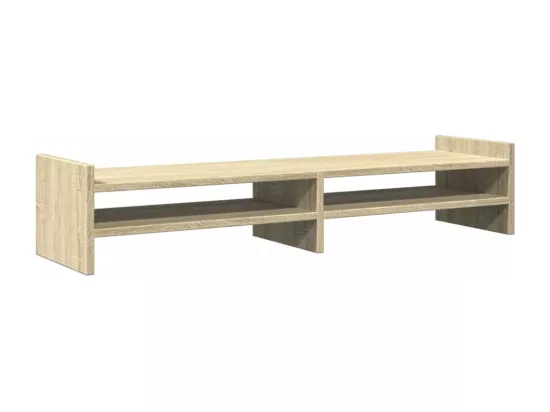 Support de moniteur chêne sonoma 100x27x20 cm bois d'ingénierie