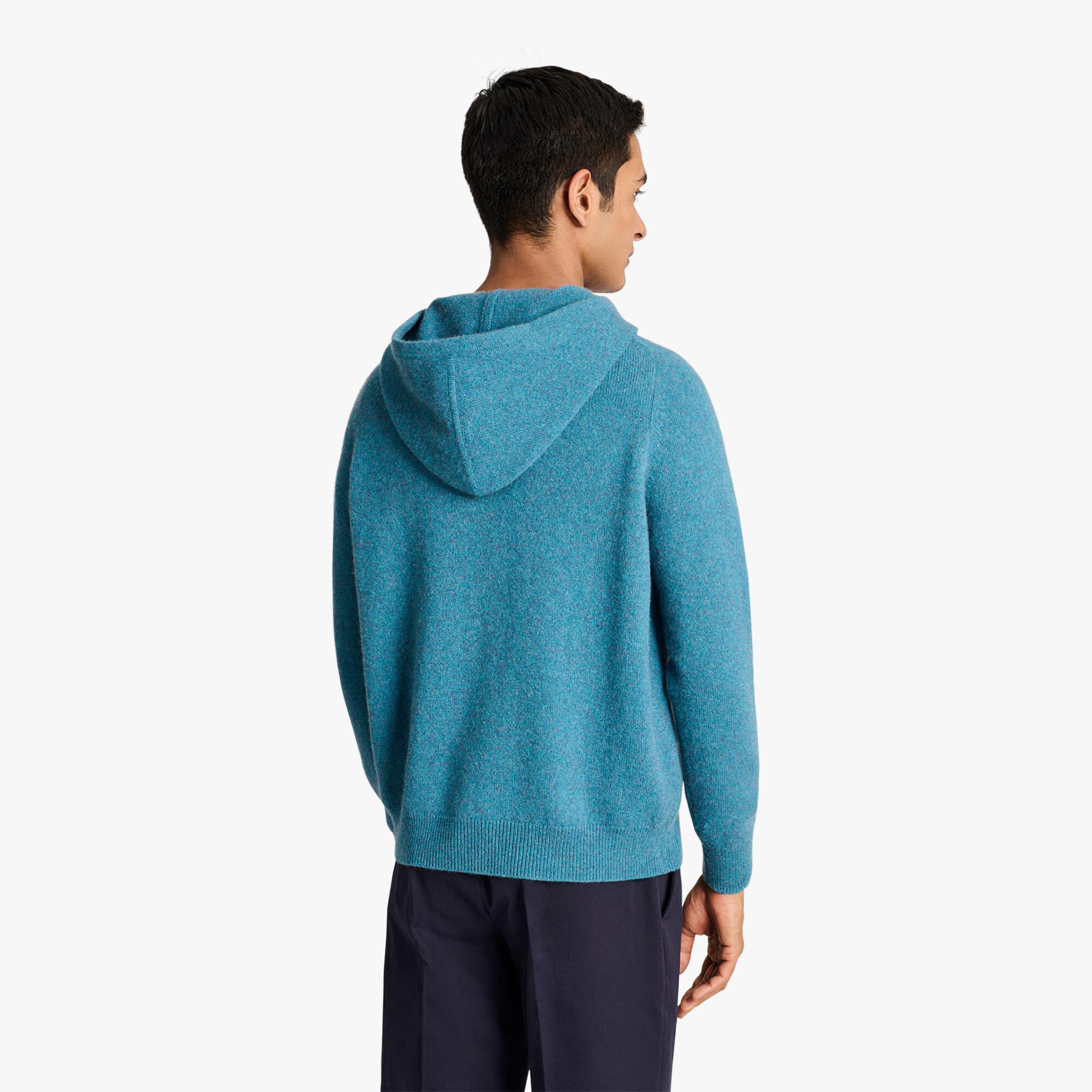 Sweat À Capuche Zippe En Cachemire Avec Detail Andy Bar