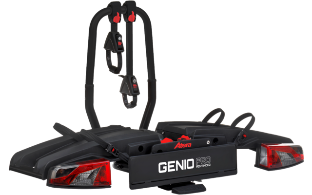 Atera Genio Pro 60 Advanced Kupplungs-Fahrradheckträger für 2 Fahrräder, E-Bike geeignet