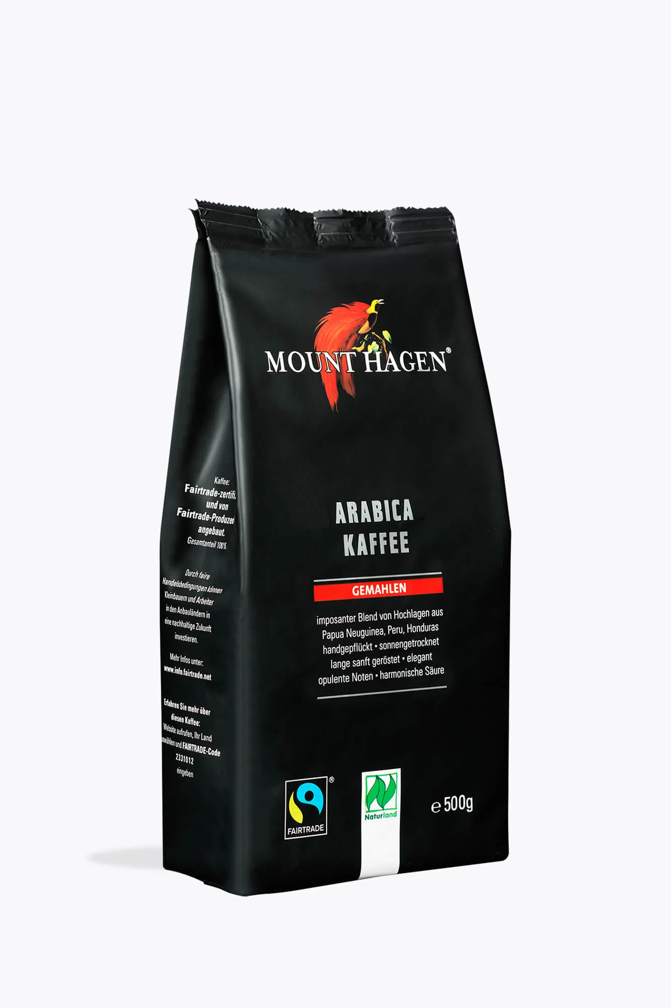 Mount Hagen Arabica Kaffee gemahlen Bio 500g