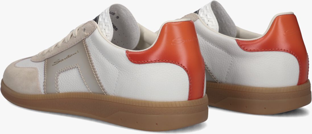 beige santoni lage sneakers dbs olympic