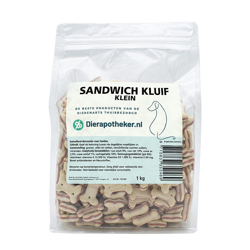 Dierapotheker Sandwich Kluif Klein | 1 kg | 13427.1