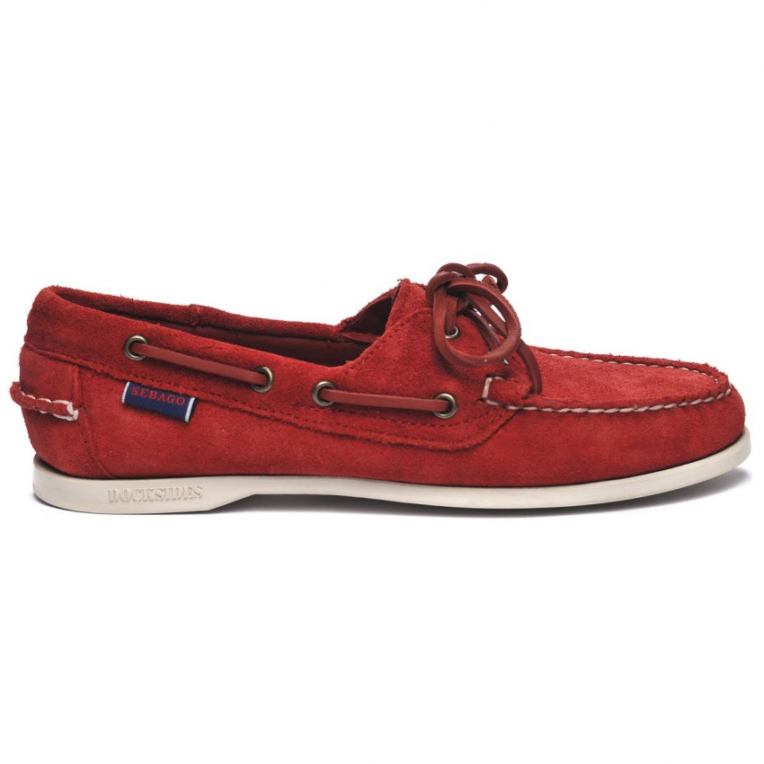DOCKSIDES JACQUELINE SUEDE Red