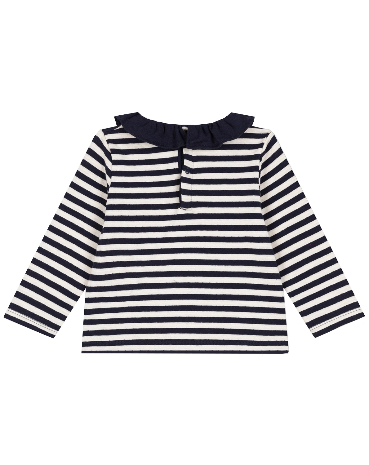 Langarm-Bluse STRIPES in schwarz/weiß