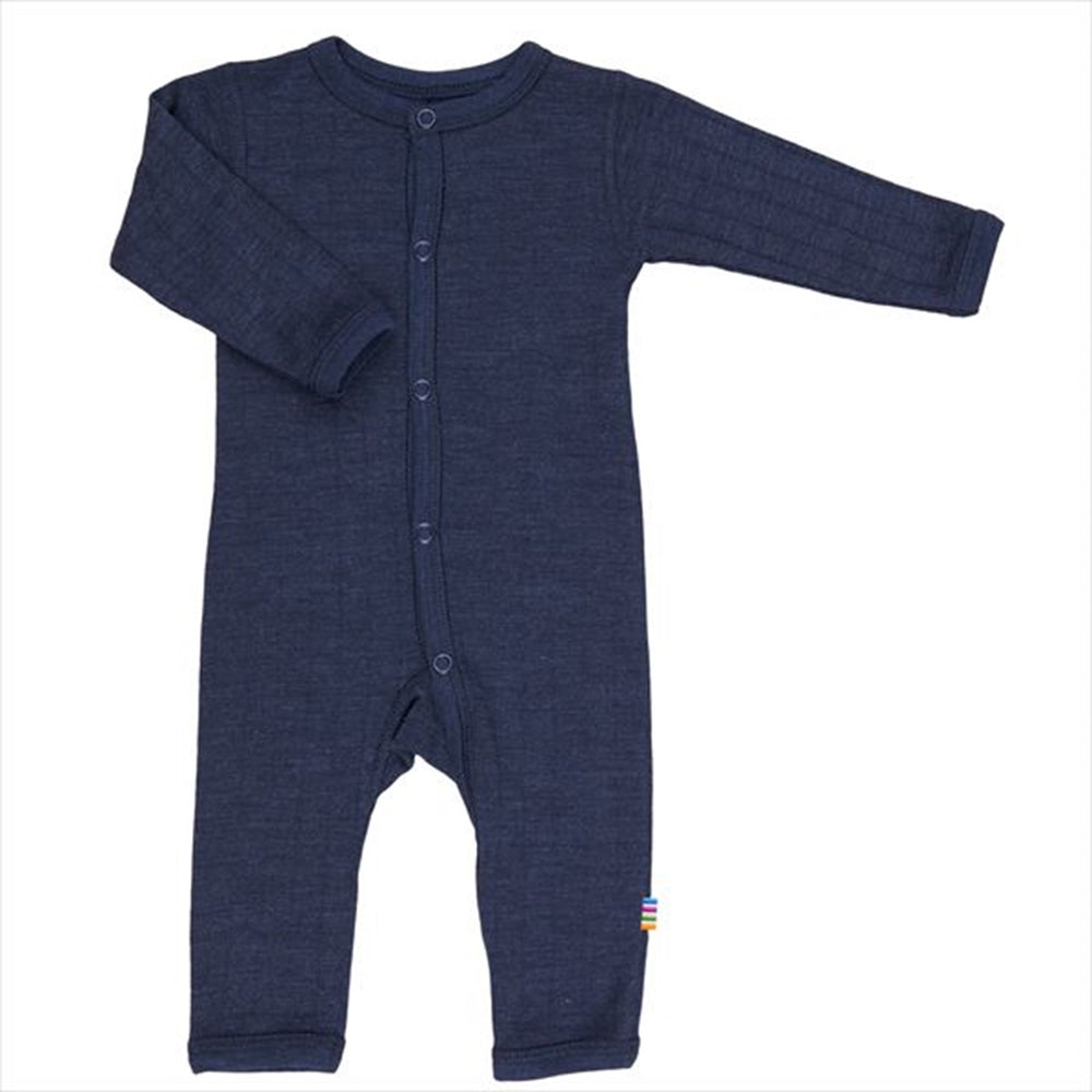 Uld/Silke Rib Navy Heldragt - Joha → Luksusbaby.dk