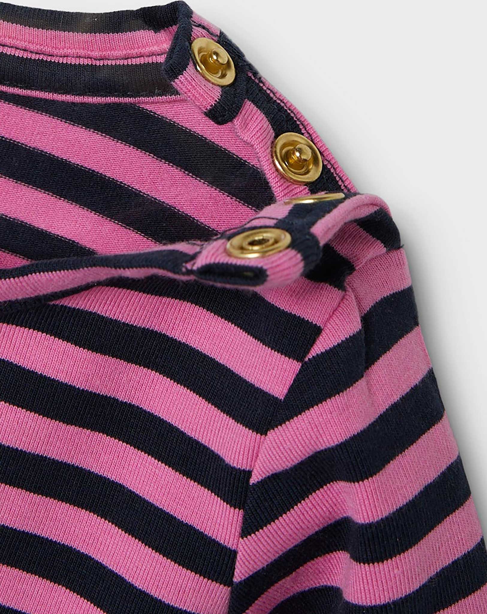 Langarmkleid NBFTUNNA STRIPES in wild orchid