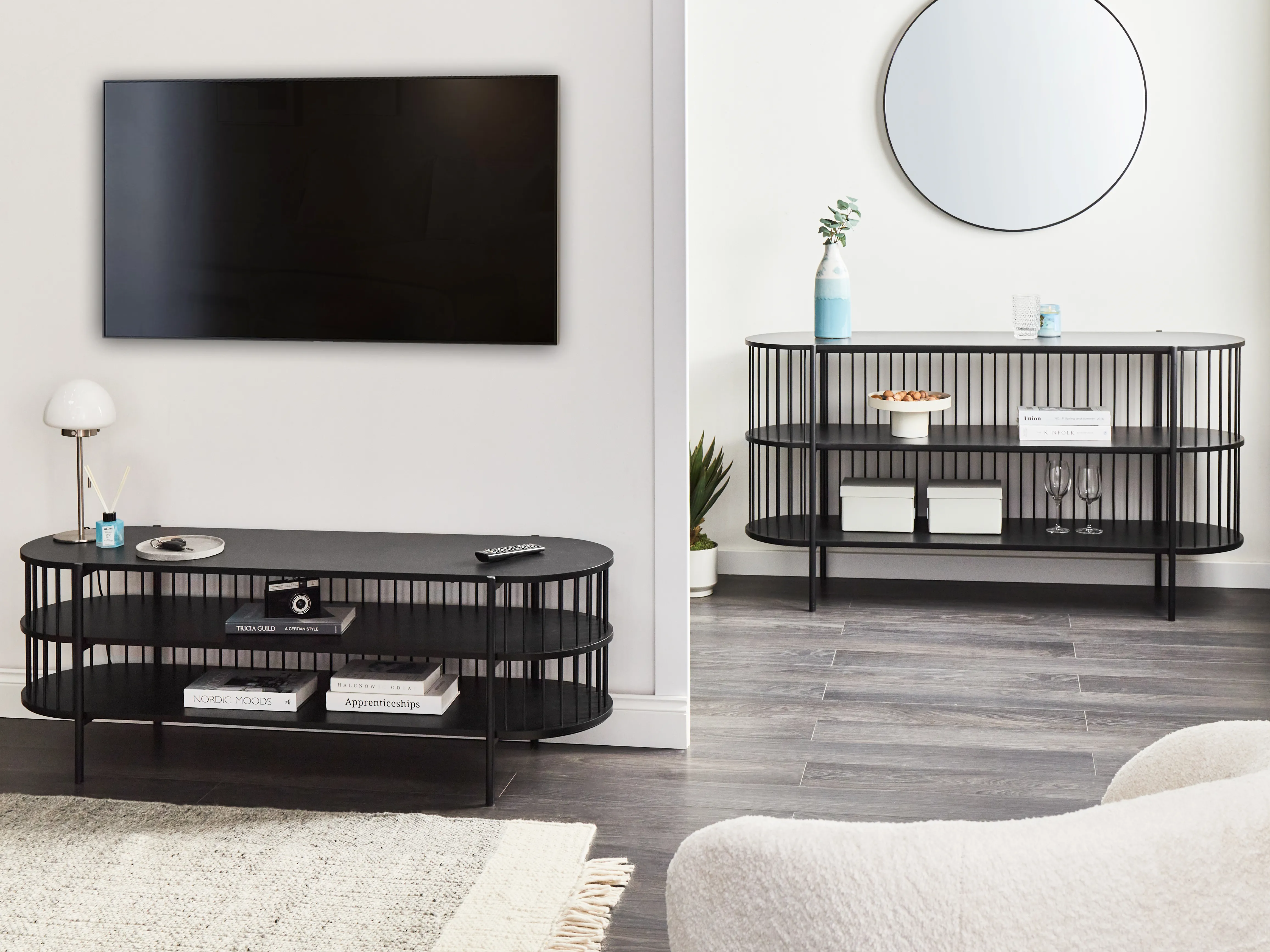 TV-meubel BIRSON Zwart