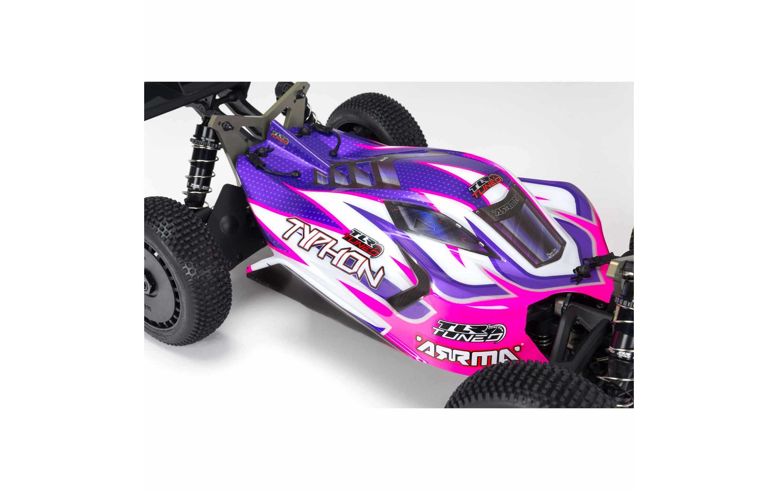 Buggy Typhoon TLR Tuned 4WD Roller, 1:8<br>4x4 Offroad Buggy in Roller Ausführung ohne Elektronik