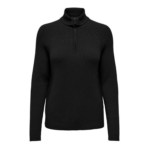 ONLY Katia Striktrøje, Black, M