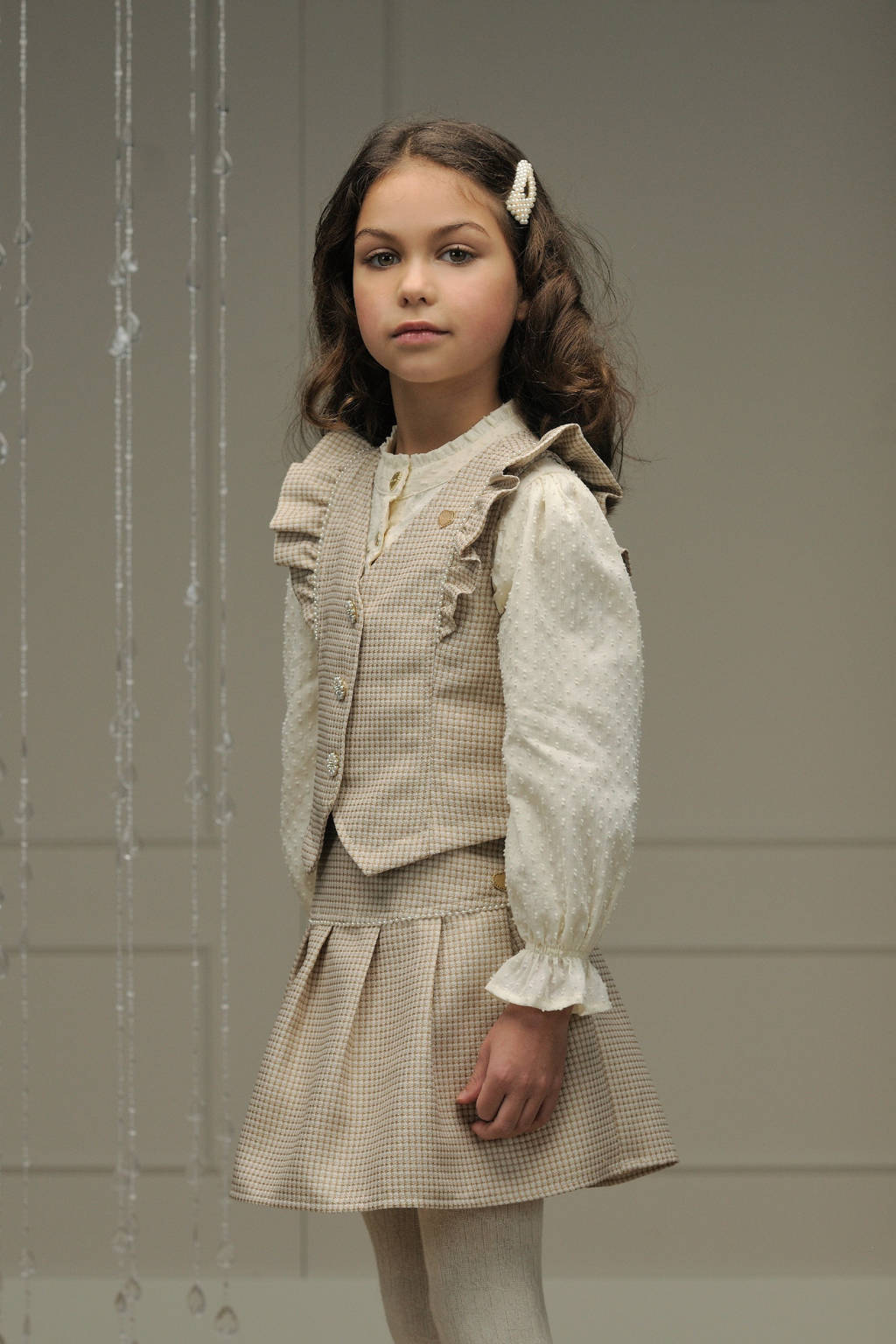 Le Chic gilet ELIZE beigegoud