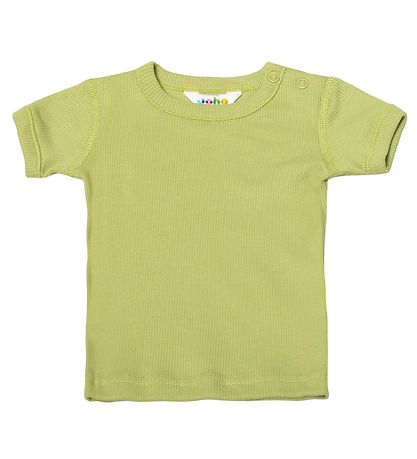 Joha T-shirt - Rib - Støvet  Grøn