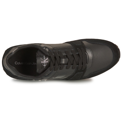 Calvin Klein Jeans - TOOTHY RUN LACEUP LOW LTH MIX - Noir