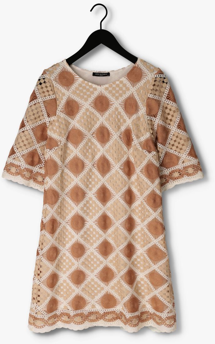 ANA ALCAZAR beige ana alcazar mini jurk 049510-3322