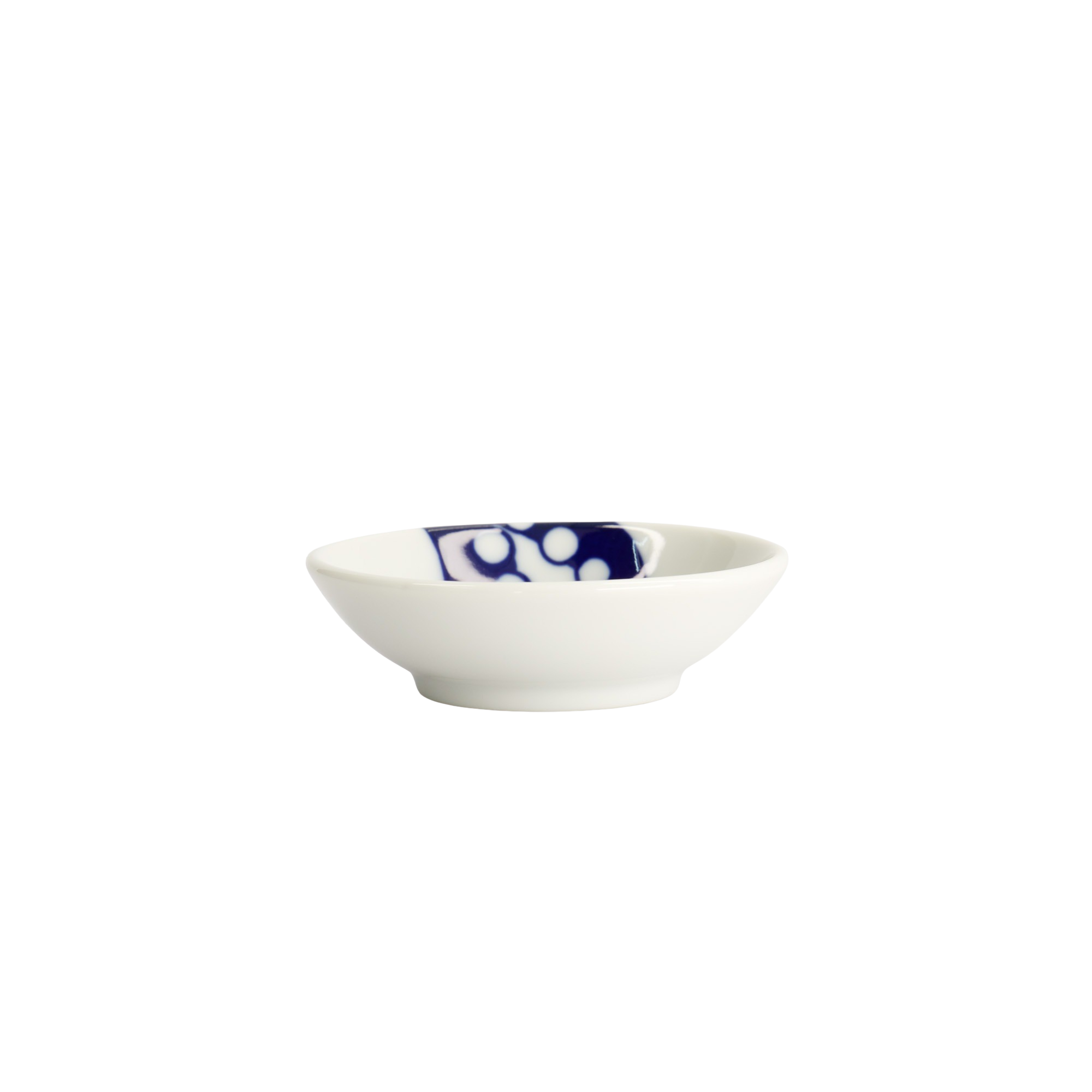 Tokyo Design Studio  Octpus Kawaii Sauce skål, blå/hvid - Ø9 cm.