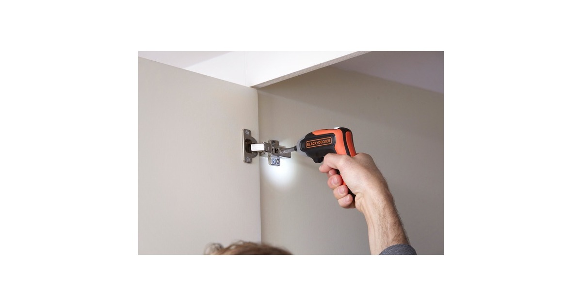 BLACK+DECKER3,6V Lithium-ion RAPID DRIVER accuschroevendraaier schroefboor  (Oranje/zwart)